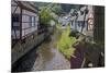 Half-timbered Houses in Monreal on River Elz, Eifel, Rhineland-Palatinate, Germany, Europe-Hans-Peter Merten-Mounted Photographic Print