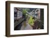 Half-timbered Houses in Monreal on River Elz, Eifel, Rhineland-Palatinate, Germany, Europe-Hans-Peter Merten-Framed Photographic Print