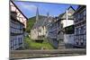 Half-timbered Houses in Monreal on River Elz, Eifel, Rhineland-Palatinate, Germany, Europe-Hans-Peter Merten-Mounted Photographic Print