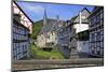 Half-timbered Houses in Monreal on River Elz, Eifel, Rhineland-Palatinate, Germany, Europe-Hans-Peter Merten-Mounted Photographic Print