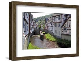 Half-timbered Houses in Monreal on River Elz, Eifel, Rhineland-Palatinate, Germany, Europe-Hans-Peter Merten-Framed Photographic Print