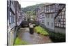 Half-timbered Houses in Monreal on River Elz, Eifel, Rhineland-Palatinate, Germany, Europe-Hans-Peter Merten-Stretched Canvas