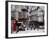 Half Timbered Houses in the Old Town of Dinan, Brittany, France, Europe-Levy Yadid-Framed Photographic Print