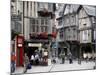 Half Timbered Houses in the Old Town of Dinan, Brittany, France, Europe-Levy Yadid-Mounted Photographic Print