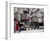 Half Timbered Houses in the Old Town of Dinan, Brittany, France, Europe-Levy Yadid-Framed Photographic Print