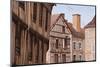 Half Timbered Houses in the Village of Noyers Sur Serein in Yonne, Burgundy, France, Europe-Julian Elliott-Mounted Photographic Print
