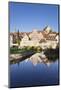 Half-Timbered Houses on the Banks of the Kocher River, Schwaebisch Hall, Hohenlohe-Markus Lange-Mounted Photographic Print