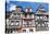 Half Timbered Houses on the Market Square in Cochem, Moselle Valley, Rhineland-Palatinate, Germany-Michael Runkel-Stretched Canvas