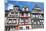 Half Timbered Houses on the Market Square in Cochem, Moselle Valley, Rhineland-Palatinate, Germany-Michael Runkel-Mounted Photographic Print