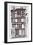 Half-timbered style building from the 1500's, Rennes, Brittany, France-Richard Lawrence-Framed Photographic Print