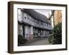 Half Timbered Tudor Buildings, Malt Mill Lane, Alcester, Warwickshire, Midlands, England-David Hughes-Framed Photographic Print