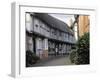 Half Timbered Tudor Buildings, Malt Mill Lane, Alcester, Warwickshire, Midlands, England-David Hughes-Framed Photographic Print