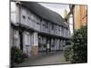 Half Timbered Tudor Buildings, Malt Mill Lane, Alcester, Warwickshire, Midlands, England-David Hughes-Mounted Photographic Print