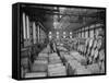 Half Ton Hogsheads of Tobacco, Stored in the Warehouse on King Albert Docks, Port of London-Carl Mydans-Framed Stretched Canvas