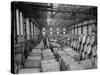 Half Ton Hogsheads of Tobacco, Stored in the Warehouse on King Albert Docks, Port of London-Carl Mydans-Stretched Canvas