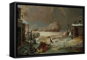 Half-Way House, 1864-David Gilmour Blythe-Framed Stretched Canvas