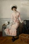 Maggie ready for travel, 1881-Halfdan Egedius-Giclee Print