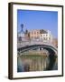 Halfpenny Bridge and River Liffey, Dublin, Ireland/Eire-Firecrest Pictures-Framed Photographic Print