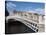 Halfpenny Bridge over River Liffey, Dublin, Republic of Ireland, Europe-Hans Peter Merten-Stretched Canvas