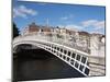 Halfpenny Bridge over River Liffey, Dublin, Republic of Ireland, Europe-Hans Peter Merten-Mounted Photographic Print