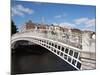 Halfpenny Bridge over River Liffey, Dublin, Republic of Ireland, Europe-Hans Peter Merten-Mounted Photographic Print