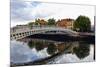 Halfpenny Bridge Over the Liffy River-George Oze-Mounted Photographic Print