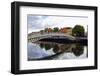 Halfpenny Bridge Over the Liffy River-George Oze-Framed Photographic Print