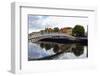 Halfpenny Bridge Over the Liffy River-George Oze-Framed Photographic Print