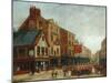 Halifax Street Scene, 1890-John William Oates-Mounted Giclee Print