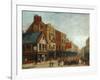 Halifax Street Scene, 1890-John William Oates-Framed Giclee Print