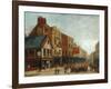 Halifax Street Scene, 1890-John William Oates-Framed Giclee Print