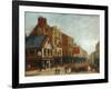 Halifax Street Scene, 1890-John William Oates-Framed Giclee Print