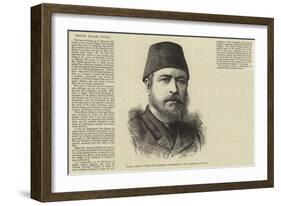 Halim Pasha, Uncle and Possible Successor of the Khedive of Egypt-null-Framed Giclee Print