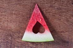 Fresh Slice of Watermelon-Halimqomarudin-Photographic Print