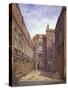 Hall and library, Sion College, London Wall, City of London, 1880-John Crowther-Stretched Canvas