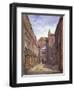 Hall and library, Sion College, London Wall, City of London, 1880-John Crowther-Framed Giclee Print