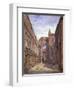 Hall and library, Sion College, London Wall, City of London, 1880-John Crowther-Framed Giclee Print