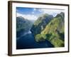 Hall Arm, Doubtful Sound, Fjordland National Park, South Island, New Zealand-David Wall-Framed Photographic Print