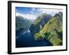 Hall Arm, Doubtful Sound, Fjordland National Park, South Island, New Zealand-David Wall-Framed Photographic Print