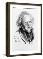 Hall Caine, Writer-null-Framed Art Print