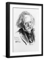 Hall Caine, Writer-null-Framed Art Print