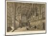 Hall, Hampton Court, Middlesex-Joseph Nash-Mounted Giclee Print