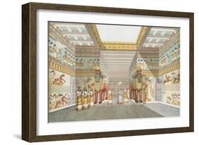 Hall in Assyrian palace (restored), 1849-Austen Henry Layard-Framed Giclee Print