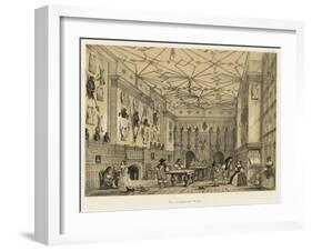 Hall, Littlecotes, Wilts-Joseph Nash-Framed Giclee Print