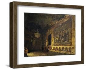 Hall of Clerici Palace in Milan, 1870-75-Ferdinando Brambilla-Framed Giclee Print
