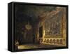 Hall of Clerici Palace in Milan, 1870-75-Ferdinando Brambilla-Framed Stretched Canvas