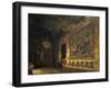 Hall of Clerici Palace in Milan, 1870-75-Ferdinando Brambilla-Framed Giclee Print