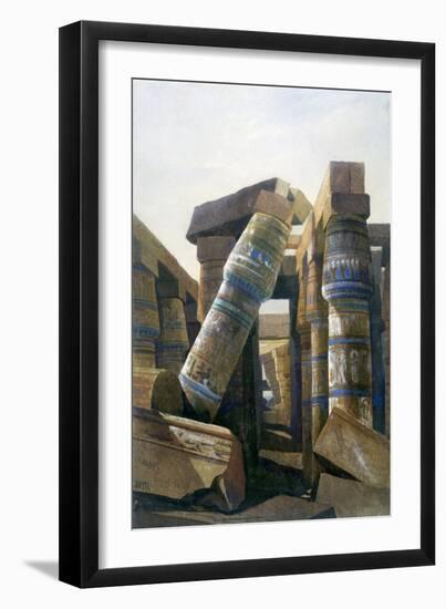 Hall of Columns, Carnac, 1839-William James Muller-Framed Giclee Print