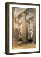 Hall of Columns, Karnak, Egypt, 19th century-David Roberts-Framed Giclee Print