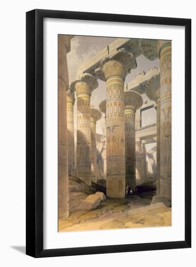 Hall of Columns, Karnak, Egypt, 19th century-David Roberts-Framed Giclee Print